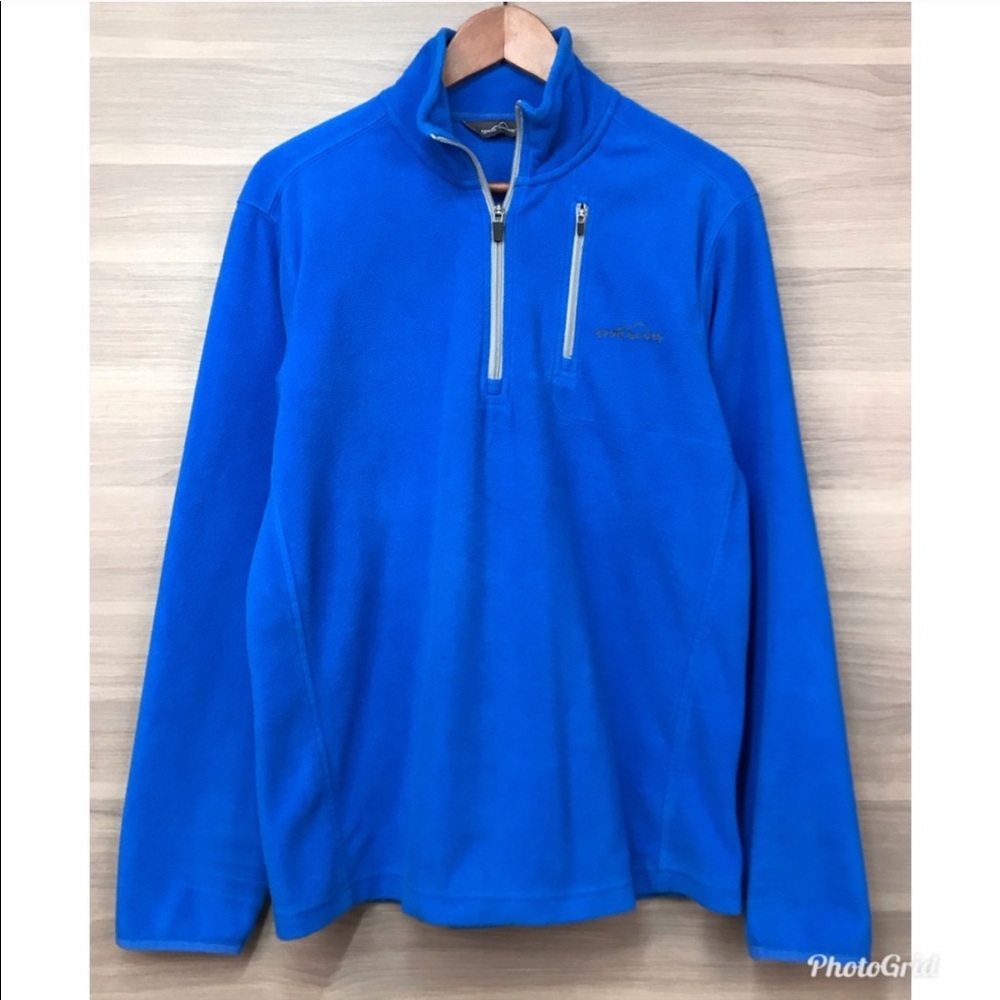 Eddie Bauer Blue Pullover Fleece
